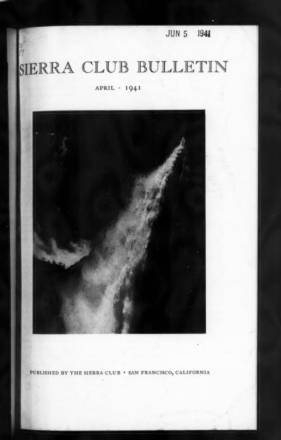 Sierra Club Bulletin 1941 Vol 26 No 2 April thumbnail